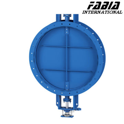 50mm 400mm 300mm Carbon Steel Flanged Ventilation Butterfly Valve