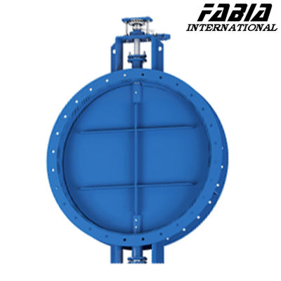 50mm 400mm 300mm Carbon Steel Flanged Ventilation Butterfly Valve