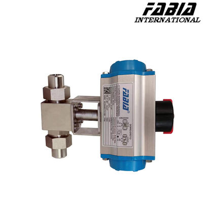 Ultra High Pressure Ball Valve High Temperature Pneumatic Valve