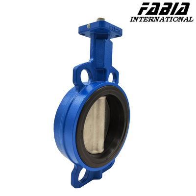 DN125 Carbon Steel Butterfly Valve With EPDM Seal And Stainless Steel Plate For Ventilation