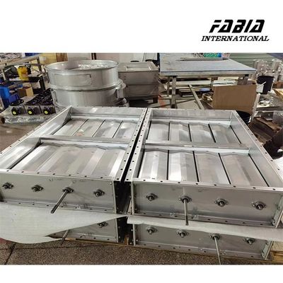 Pneumatic Actuator Rectangular Multi-Blade Damper Superior Sealing Performance For Biopharmaceuticals Industdustrial