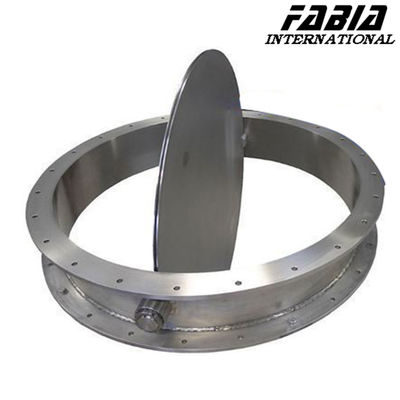 200mm 150mm 110mm Ατσάλι Flanged εξαερισμού βαλβίδα πεταλούδας για την αγωγή νερού