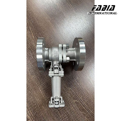 DN25 316L Δύο κομμάτια φλάντζης βαλβίδας σφαίρας σύνδεση υψηλής θερμοκρασίας υψηλής πλατφόρμας ISO